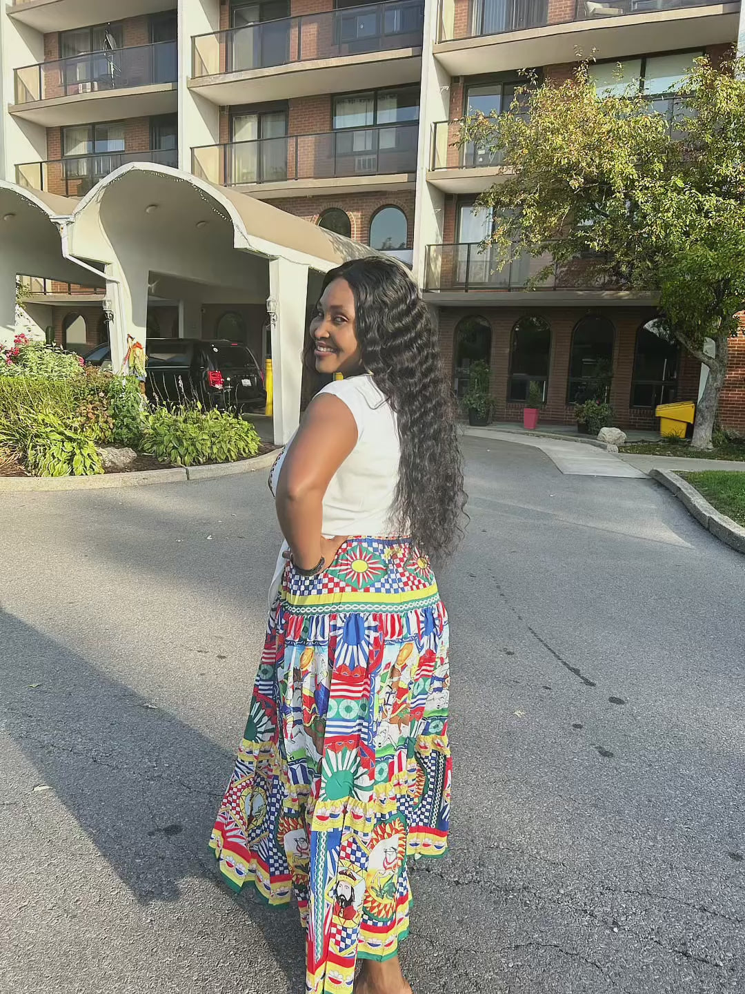 Luxury Two piece(skirt and top)