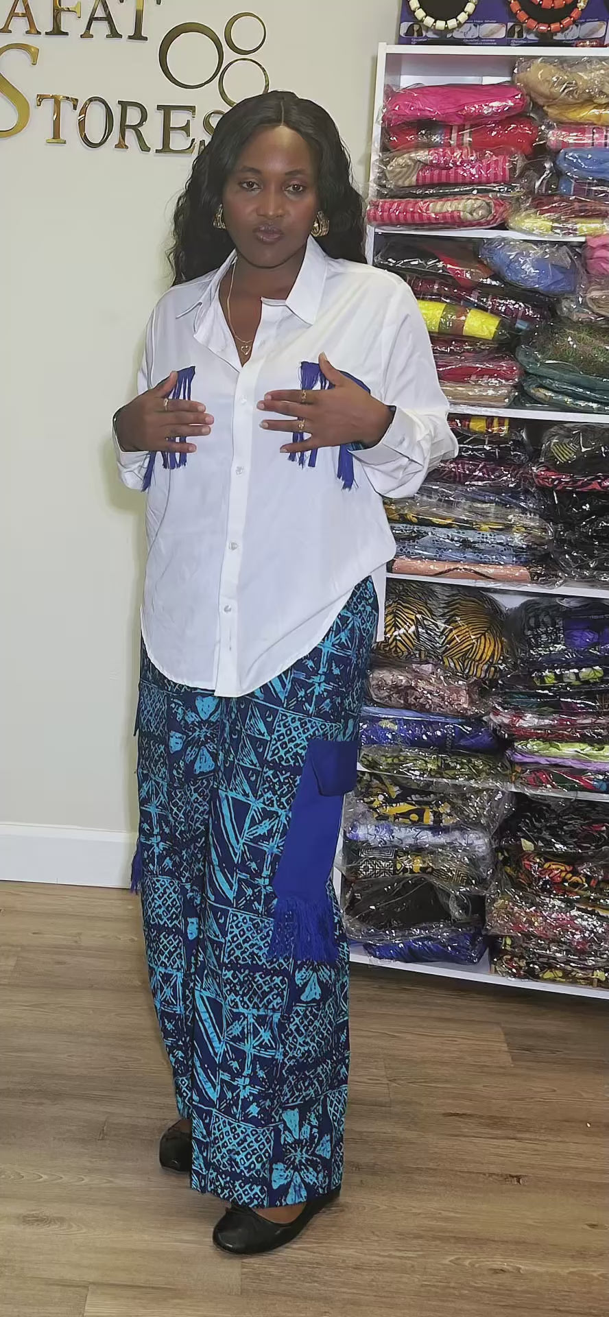 Two piece (pants set) Ankara shirt and pants