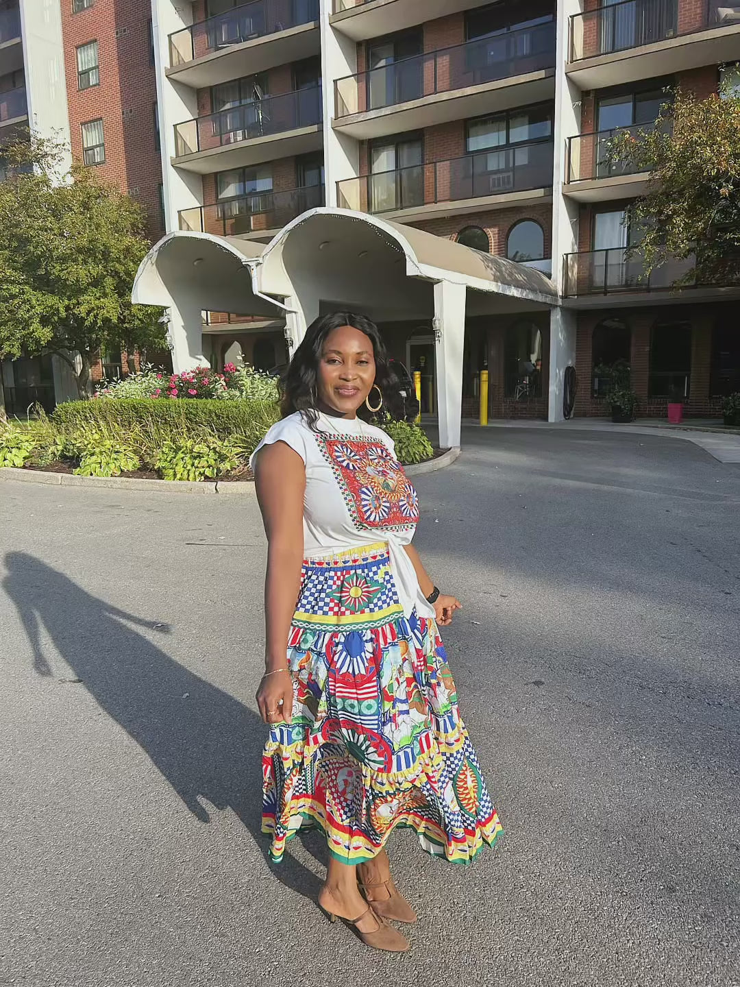 Luxury Two piece(skirt and top)